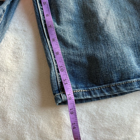 Nine West Vintage America Blue Denim Mid-rise Jean Shorts - 90s Y2K - Picture 10 of 17